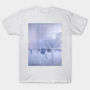 Late Afternoon, New York, Winter by Childe Hassam T-Shirt